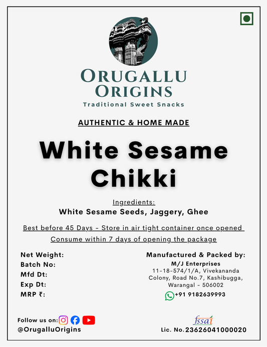 White Sesame Chikki