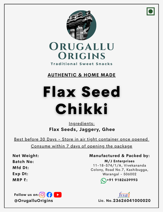 Flax Seed Chikki