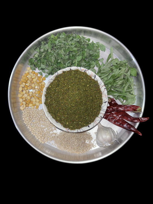 Munugaku Karam Podi (Drumstick Leaf Spice Powder)
