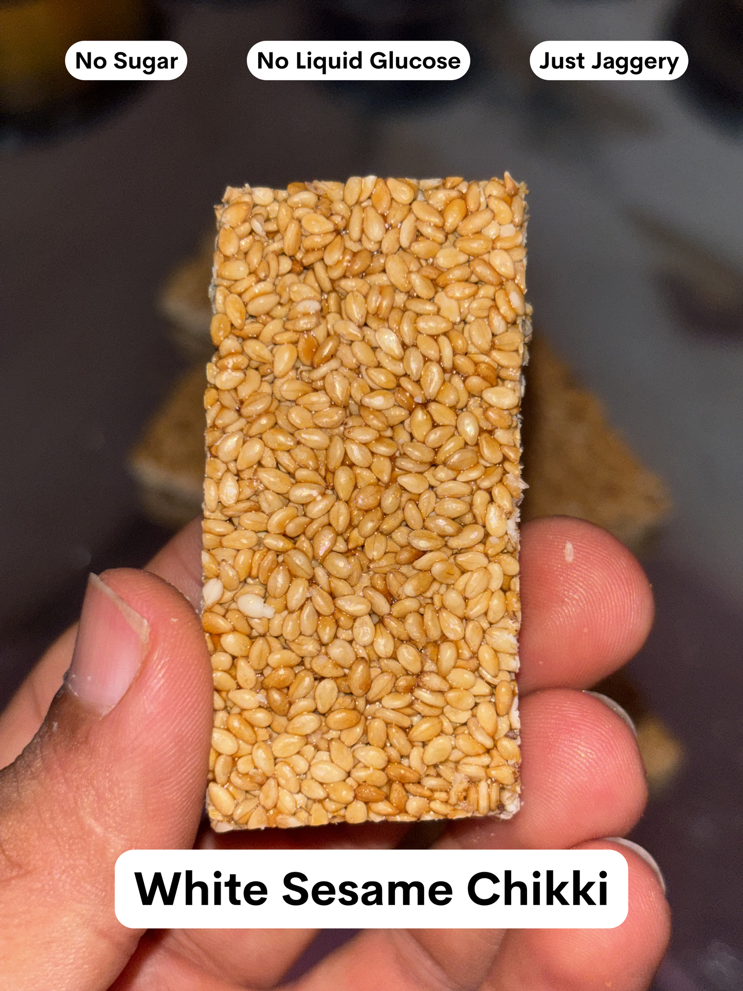 White Sesame Chikki