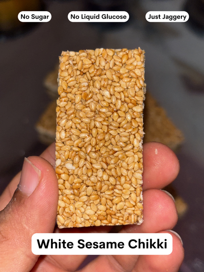 White Sesame Chikki