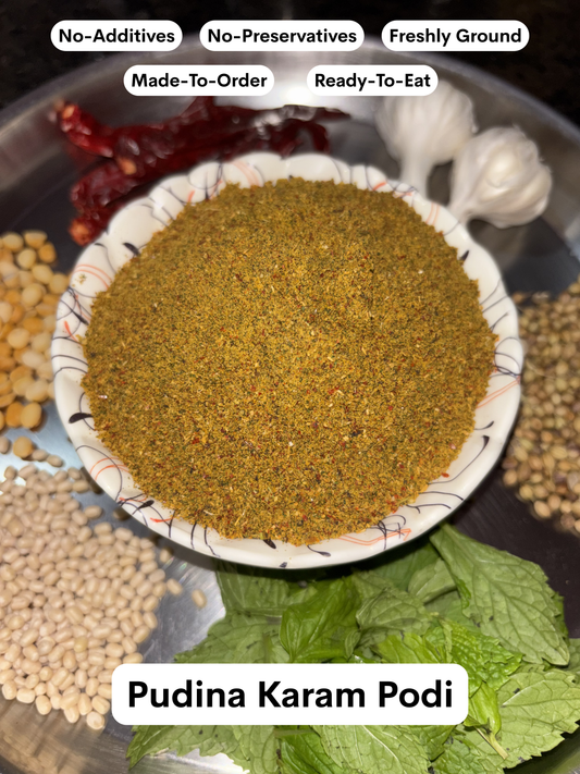 Pudina Karam Podi (Mint Spice Powder)