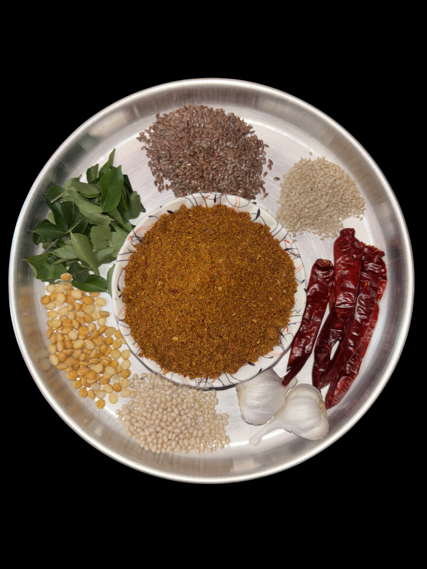 Avise Ginjala Karam Podi (FlaxSeed Spice Powder)